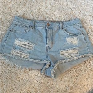jean shorts